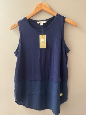 Michael Kors tank top navy blouse